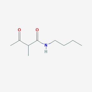 molecular formula C9H17NO2 B14369098 N-butyl-2-methyl-3-oxobutanamide CAS No. 90033-06-0