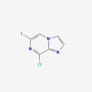 molecular formula C6H3ClIN3 B1436910 8-Chloro-6-iodoimidazo[1,2-a]pyrazine CAS No. 2227272-49-1