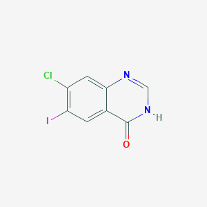 B1436917 7-chloro-6-iodo-1H-quinazolin-4-one CAS No. 1423187-59-0
