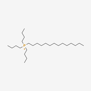 molecular formula C26H56P+ B14369193 Tributyltetradecylphosphonium CAS No. 91582-83-1