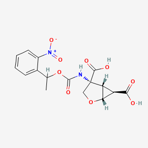 molecular formula C16H16N2O9 B1436922 NPEC-caged-LY 379268 CAS No. 1257323-82-2