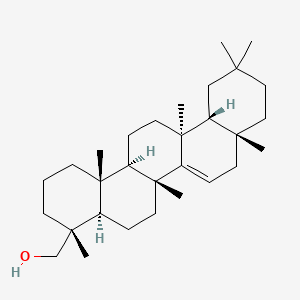 molecular formula C30H50O B14369237 D-Friedoolean-14-en-23-ol, (4alpha)- CAS No. 93929-97-6