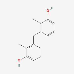 molecular formula C15H16O2 B14369303 3,3'-Methylenebis(2-methylphenol) CAS No. 91236-07-6