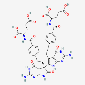 molecular formula C40H40N10O13 B1436935 Pemetrexed S dimer CAS No. 1802552-16-4