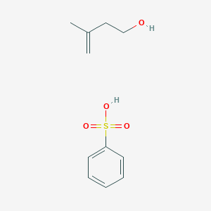 molecular formula C11H16O4S B14369392 Benzenesulfonic acid;3-methylbut-3-en-1-ol CAS No. 90545-36-1