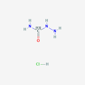 Hydrazinecarboxamide-13C Monohydrochloride
