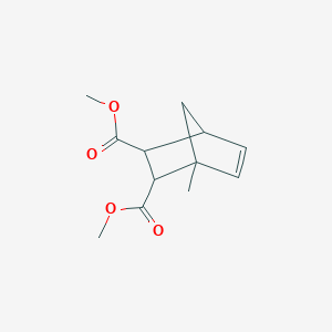 molecular formula C12H16O4 B14369476 Dimethyl 1-methylbicyclo[2.2.1]hept-5-ene-2,3-dicarboxylate CAS No. 92888-96-5