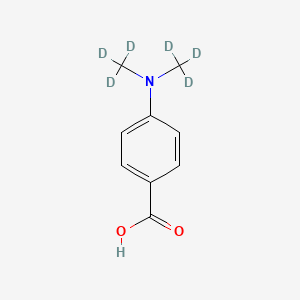 molecular formula C9H11NO2 B1436952 4-[di((2)H3)methylamino]benzoic acid CAS No. 1175002-09-1