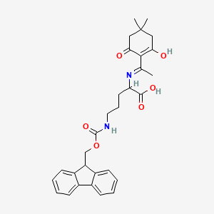 molecular formula C30H34N2O6 B1436953 Dde-D-Orn(Fmoc)-OH CAS No. 2044710-31-6