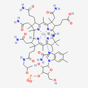 molecular formula C63H87CoN13O15P B1436955 Cyanocobalamin-d-carboxylic acid CAS No. 38218-55-2
