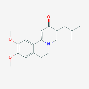 3-Isobutyl-9,10-dimethoxy-3,4,6,7-tetrahydro-2H-pyrido[2,1-a]isoquinolin-2-one