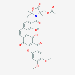 molecular formula C33H25NO12 B143696 柠檬霉素 γ CAS No. 128999-31-5