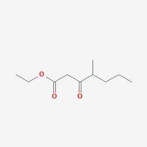 molecular formula C10H18O3 B14369672 Ethyl 4-methyl-3-oxoheptanoate CAS No. 91007-05-5