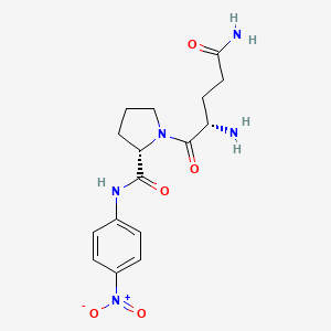 molecular formula C16H21N5O5 B14369728 L-Glutaminyl-N-(4-nitrophenyl)-L-prolinamide CAS No. 90145-71-4