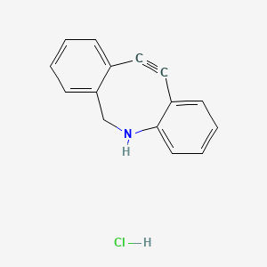 molecular formula C15H12ClN B1436974 11,12-Didehydro-5,6-dihydro-Dibenz[b,f]azocine, hydrochloride CAS No. 1704699-33-1
