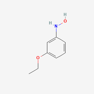 molecular formula C8H11NO2 B14369766 3-Ethoxy-N-hydroxyaniline CAS No. 91861-93-7
