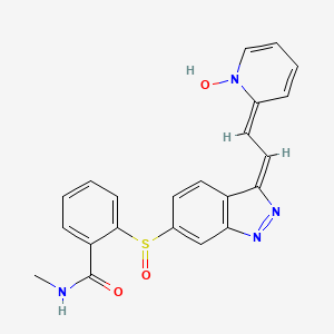 molecular formula C22H18N4O3S B1436982 Axitinib metabolite M9 CAS No. 1348044-24-5