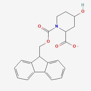 1,2-Piperidinedicarboxylic acid, 4-hydroxy-, 1-(9H-fluoren-9-ylmethyl) ester, (2S,4S)-