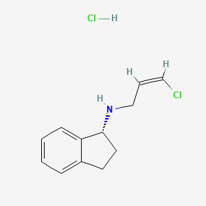 (R,Z)-N-(3-Chloroallyl)-2,3-dihydro-1H-inden-1-amine hydrochloride