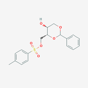 molecular formula C18H20O6S B1436989 2,4-O-Benzylidene-1-O-tosyl-D-threitol CAS No. 70789-55-8
