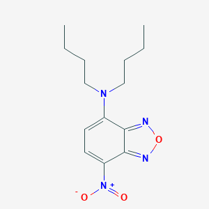 molecular formula C14H20N4O3 B143699 N,N-Dibutyl-7-nitro-4-benzofurazanamine CAS No. 74400-49-0