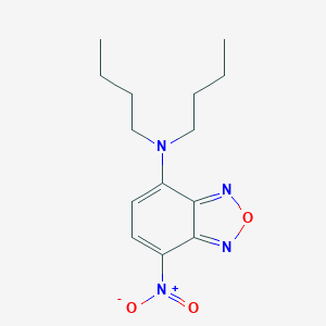 molecular formula C14H20N4O3 B143699 N,N-Dibutyl-4-nitro-2,1,3-benzoxadiazol-7-amine CAS No. 74400-49-0