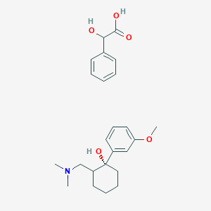 molecular formula C24H33NO5 B1436994 (+)-cis-Tramadol (S)-(+)-mandelate CAS No. 280565-80-2
