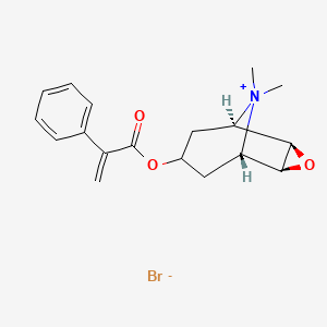 molecular formula C18H22BrNO3 B1436997 Apomethscopolamine Bromide CAS No. 109668-57-7