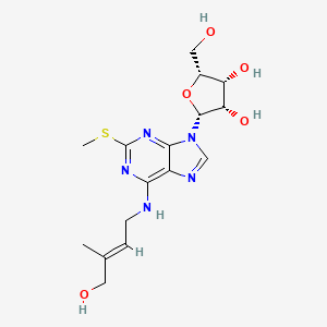 molecular formula C16H23N5O5S B1437000 2-Methylthioribosyl-trans-zeatin CAS No. 53274-45-6