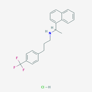 (R)-N-(1-(Naphthalen-1-yl)ethyl)-3-(4-(trifluoromethyl)phenyl)propan-1-amine hydrochloride