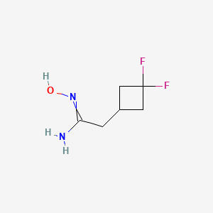 2-(3,3-Difluorocyclobutyl)-N-hydroxyacetimidamide