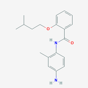 N-(4-Amino-2-methylphenyl)-2-(isopentyloxy)-benzamide