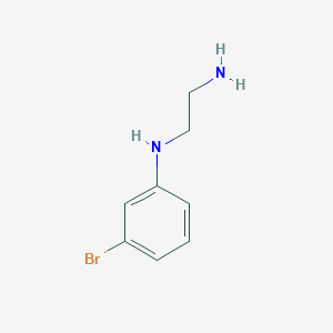 molecular formula C8H11BrN2 B1437010 N-(2-aminoethyl)-3-bromoaniline CAS No. 14088-81-4