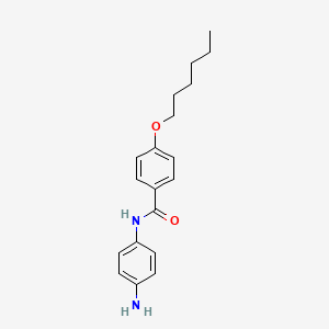 molecular formula C19H24N2O2 B1437014 N-(4-Aminophenyl)-4-(hexyloxy)benzamide CAS No. 1020056-28-3
