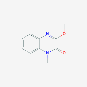 molecular formula C10H10N2O2 B14370148 3-Methoxy-1-methylquinoxalin-2-one 