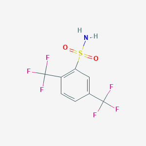 molecular formula C8H5F6NO2S B1437021 2,5-Bis(trifluoromethyl)benzenesulfonamide CAS No. 951625-11-9