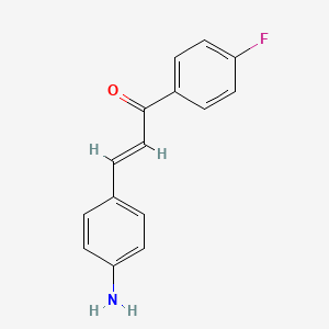 molecular formula C15H12FNO B1437026 (2E)-3-(4-aminophenyl)-1-(4-fluorophenyl)prop-2-en-1-one CAS No. 958456-78-5