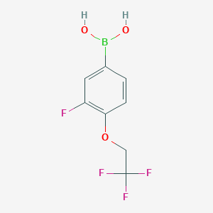 (3-Fluoro-4-(2,2,2-trifluoroethoxy)phenyl)boronic acid