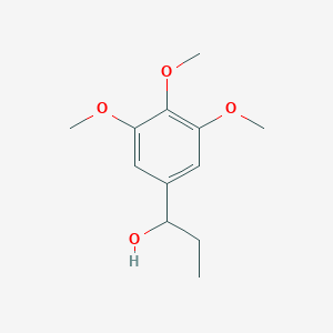 molecular formula C12H18O4 B1437047 1-(3,4,5-Trimethoxyphenyl)propan-1-ol CAS No. 29652-81-1