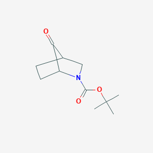 molecular formula C11H17NO3 B1437059 tert-Butyl 7-oxo-2-azabicyclo[2.2.1]heptane-2-carboxylate CAS No. 860265-67-4
