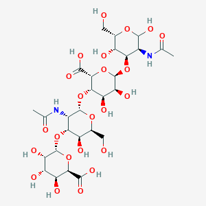 molecular formula C28H44N2O23 B1437060 Hyaluronate Tetrasaccharide CAS No. 57282-61-8