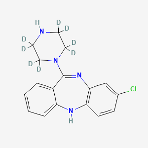 N-Desmethyl Clozapine-d8
