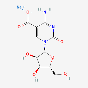 molecular formula C10H12N3NaO7 B1437075 Cytidine-5-carboxylic acid sodium salt CAS No. 64623-37-6