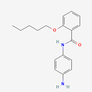 molecular formula C18H22N2O2 B1437084 N-(4-Aminophenyl)-2-(pentyloxy)benzamide CAS No. 1020054-01-6