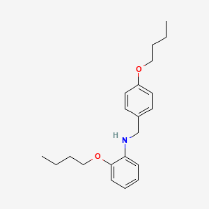 molecular formula C21H29NO2 B1437088 2-Butoxy-N-(4-butoxybenzyl)aniline CAS No. 95003-93-3