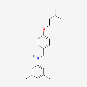 molecular formula C20H27NO B1437101 N-[4-(Isopentyloxy)benzyl]-3,5-dimethylaniline CAS No. 1040686-94-9
