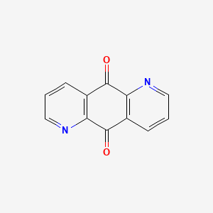 molecular formula C12H6N2O2 B14371121 Pyrido[2,3-g]quinoline-5,10-dione CAS No. 91652-10-7