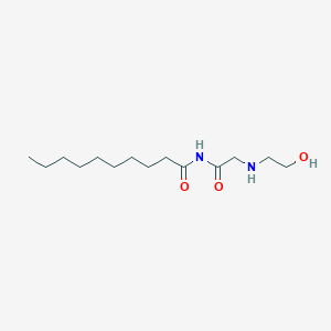 molecular formula C14H28N2O3 B1437113 N-((2-羟乙基)甘氨酰)癸酰胺 CAS No. 139361-84-5