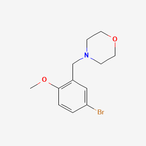 molecular formula C12H16BrNO2 B1437117 4-(5-Bromo-2-methoxybenzyl)morpholine CAS No. 7016-14-0