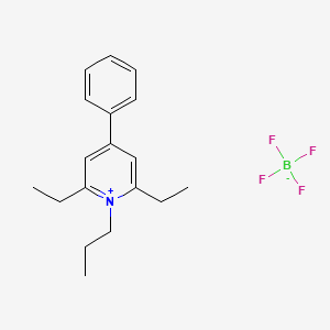 molecular formula C18H24BF4N B1437124 2,6-Diethyl-4-phenyl-1-propylpyridinium tetrafluoroborate CAS No. 88292-57-3